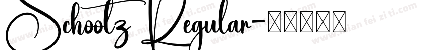 Schootz Regular字体转换